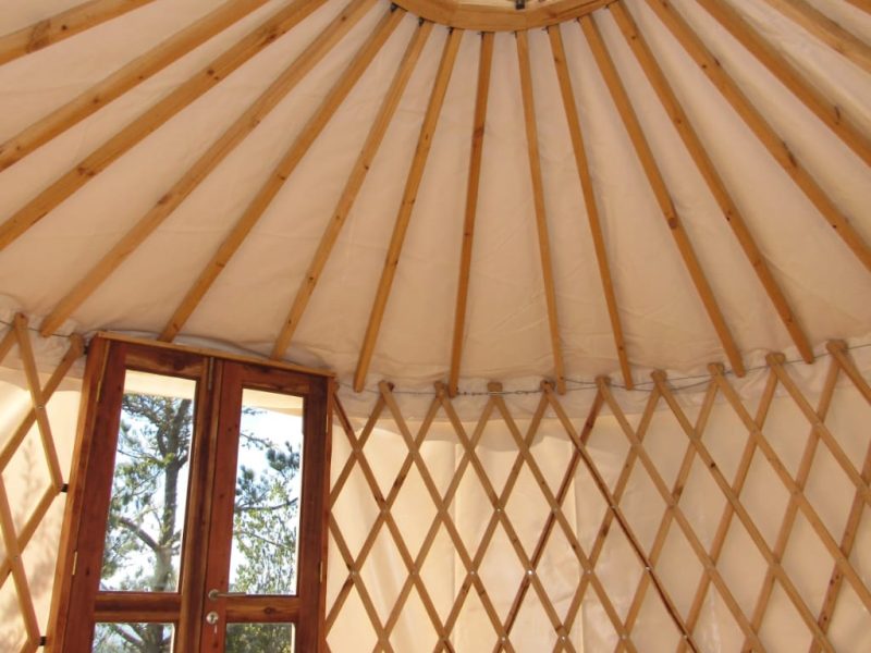 Yurta Patagonia en Construcción